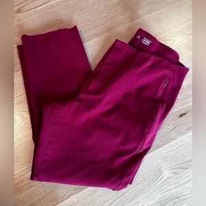 Extra High-Waisted Polished Pixie Pants in Cordovan